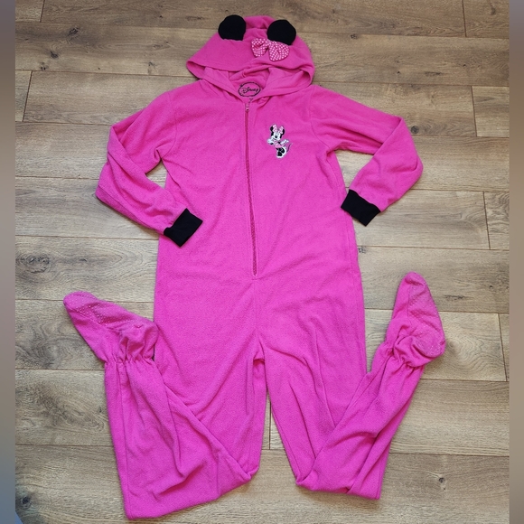Disney Other - Women's Small Fleece Minnie Mouse onesie